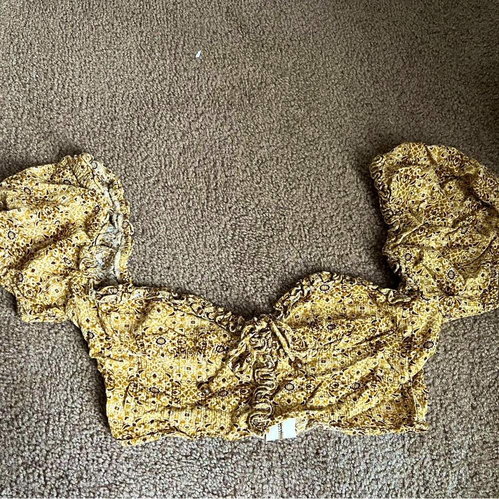 Cropped boho bra top